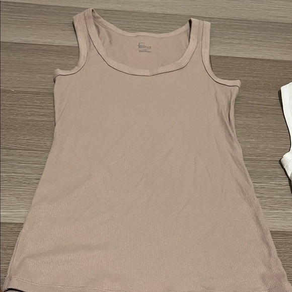Felina Women's Tank Tops - Cream and White - Picture 2 of 9